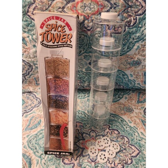 Spice Tower Acrylic Spice Jar NWT - Picture 1 of 2